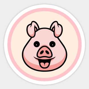 Cute Pig Sticker